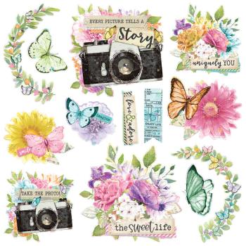 Simple Stories - Stanzteile "Vintage Life in Bloom" Die Cuts