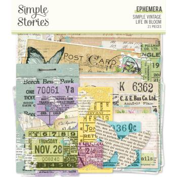 Simple Stories - Stanzteile "Vintage Life in Bloom" Die Cuts