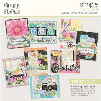 Simple Stories "Vintage Life in Bloom" Simple Cards Kit - Bits & Pieces