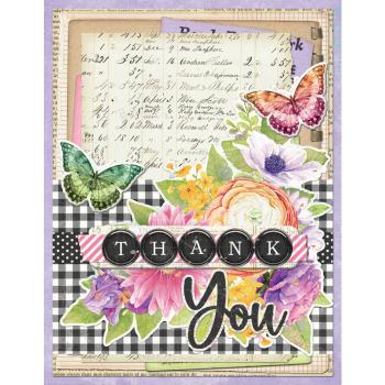 Simple Stories "Vintage Life in Bloom" Simple Cards Kit - Bits & Pieces