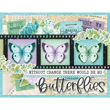 Simple Stories "Vintage Life in Bloom" Simple Cards Kit - Bits & Pieces
