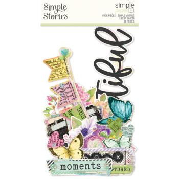 Simple Stories - Stanzteile "Vintage Life in Bloom" Pages Pieces