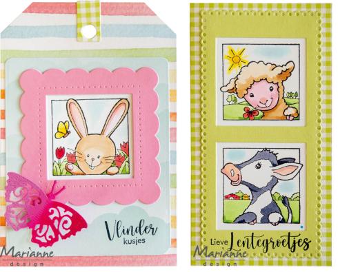 Marianne Design - Stanzschablone "Mini Slimline Squares" Craftables Dies