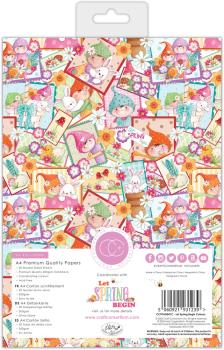 Craft Consortium - Papierblock A4 "Let Spring Begin" Paper Pad - 20 Bogen