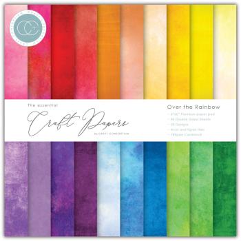 Craft Consortium - Papierblock " Over the Rainbow " Paper Pad 40 Bogen