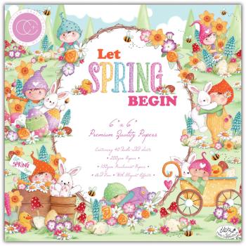 Craft Consortium - Papierblock "Let Spring Begin" Paper Pad 40 Bogen