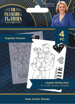 Crafters Companion - Stempel "Together Forever" Clear Stamps
