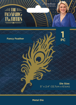 Crafters Companion - Stanzschablone "Fancy Feather" Dies