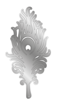 Crafters Companion - Stanzschablone "Fancy Feather" Dies