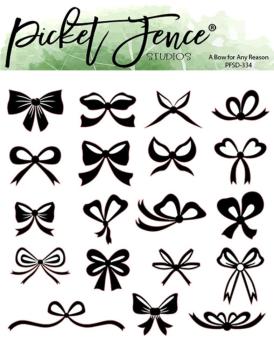 Picket Fence Studios - Stanzschablone "A Bow for Any Reason" Dies 6x6 Inch