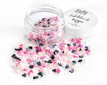 Picket Fence Studios - Streuteile "Diva Hearts" Embellishment