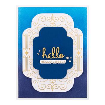 Spellbinders - Stanzschablone "Thanks Enclosed Sentiments" Dies