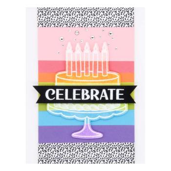 Spellbinders - Stanzschablone "Birthday Basics" Dies Ranger by Simon Hurley