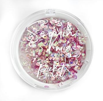Picket Fence Studios - Pailletten - Streuteile "Bunny Honey" Sequin Mix