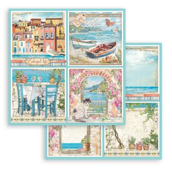 Stamperia - Designppaier "Blue Dream" Paper Sheet 12x12 Inch - 10 Bogen