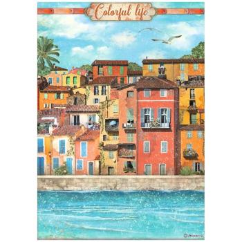 Stamperia - Decopatch Papier "Colorful Life" Decoupage A4 - 6 Bogen 