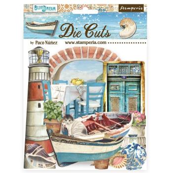 Stamperia - Stanzteile "Blue Dream" Die Cuts