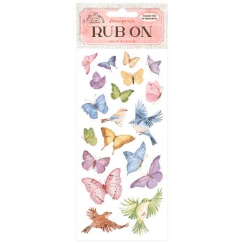 Stamperia - Transfer Aufkleber " Butterflies" Rub-On