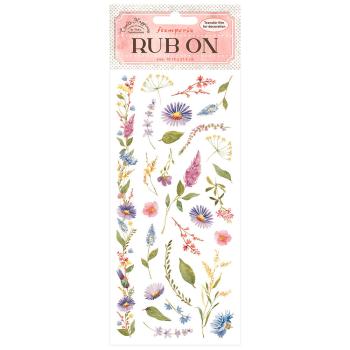 Stamperia - Transfer Aufkleber "Flowers" Rub-On
