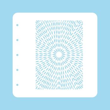 Nellie's Choice - Schablone A6 "Burst" Various Stencil