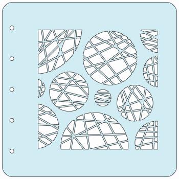 Nellie's Choice - Schablone A6 "Circles" Various Stencil