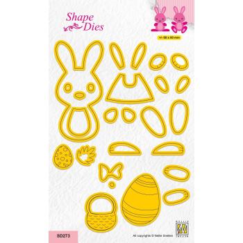 Nellie Snellen - Stanzschablone "Easter Bunny" Shape Dies