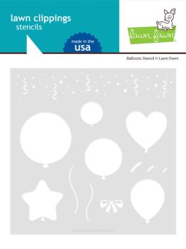 Lawn Fawn - Schablone "Balloons" Stencil