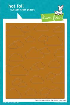 Lawn Fawn - Heißfolienplatte "Cloud Background" Hot Foil Plate
