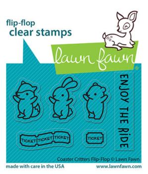 Lawn Fawn - Stempel "Coaster Critters" Clear Stamps