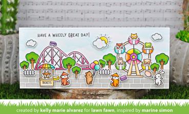 Lawn Fawn - Stempel "Coaster Critters" Clear Stamps