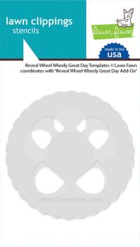 Lawn Fawn - Schablone "Wheely Great Day" Stencil