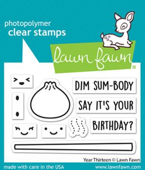 Lawn Fawn - Stempel "Year Thirteen" Clear Stamps
