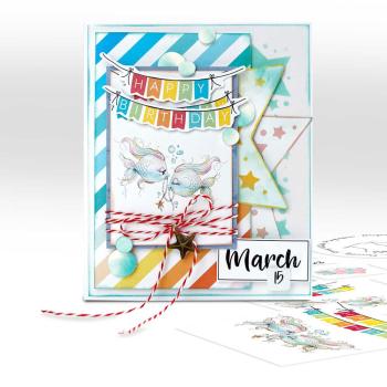 Polkadoodles Stanzteile "Zodiac" Die-Cut Toppers