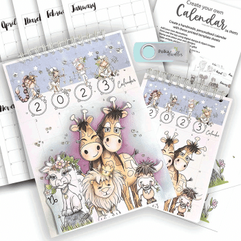 Polkadoodles DIY Kalender Kit "Perpetual" Calendar Template