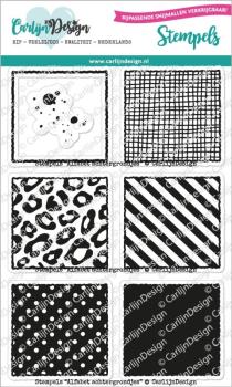 Carlijn Design - Stempelset "Alfphabet Patterns" Clear Stamps