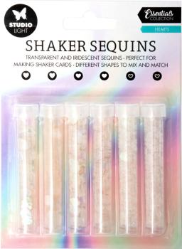 Studio Light - Shaker Elemente - Pailetten "Hearts" Sequins