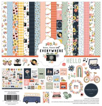 Carta Bella - Designpapier "Here There And Everywhere" Collection Kit 12x12 Inch - 12 Bogen 