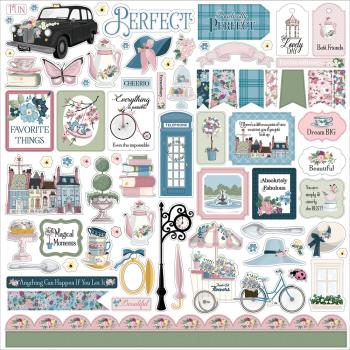 Carta Bella - Aufkleber "My Favorite Things" Element Stickers 12x12 Inch 