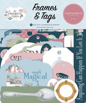 Carta Bella - Stanzteile & Anhänger "My Favorite Things" Ephemera Frames & Tags