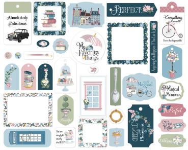 Carta Bella - Stanzteile & Anhänger "My Favorite Things" Ephemera Frames & Tags