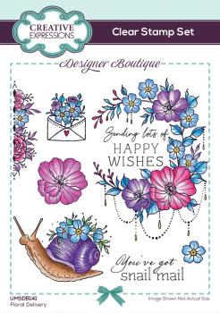 Creative Expressions - Stempelset A6 "Floral Delivery" Clear Stamps