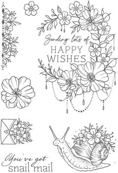 Creative Expressions - Stempelset A6 "Floral Delivery" Clear Stamps