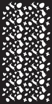 Creative Expressions - Schablone "Happy Hopping" Stencil Slimline