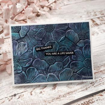 Creative Expressions - 3D Embossingfolder 6x6 Inch "Cosmos Bouquet" Prägefolder 
