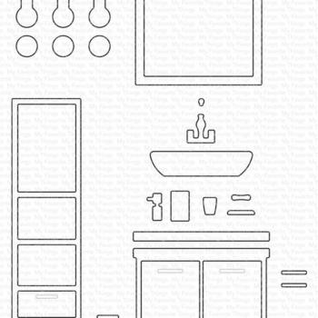 My Favorite Things - Stanzschablone "Bathroom Basics" Die-namics