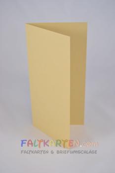 Faltkarte DIN Lang 240g/m² in cappuccino
