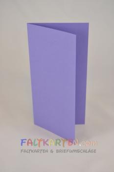 Faltkarte DIN Lang 240g/m² in violett