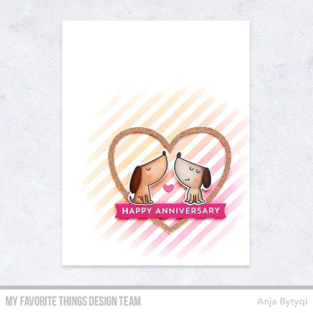 My Favorite Things - Schablone 6x6 Inch "Diagonal Stripes" Stencil