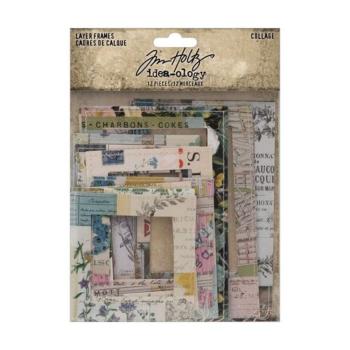 Tim Holtz - Idea Ology - Stanzteile "Layer Frames Collage" Die Cuts