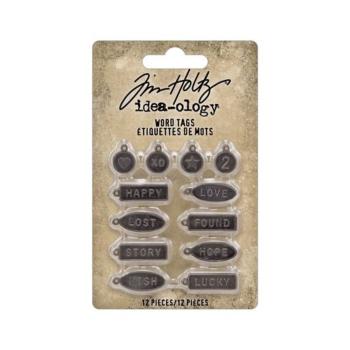 Tim Holtz - Idea Ology - Metall Elemente "Word Tags"